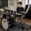 V-TONE ADJR 1 BK perkusja akustyczna junior czarna zestaw perkusyjny 5-częściowy