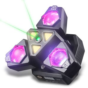 LIGHT4ME MADNESS TRI 3IN1 ruchomy multiefekt oświetleniowy oświetlenie sceniczne LED DMX