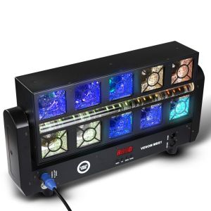 LIGHT4ME VENOM MBS1 ruchomy efekt oświetleniowy oświetlenie sceniczne stroboskop LED DMX