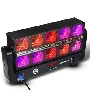 LIGHT4ME VENOM MBS1 ruchomy efekt oświetleniowy oświetlenie sceniczne stroboskop LED DMX