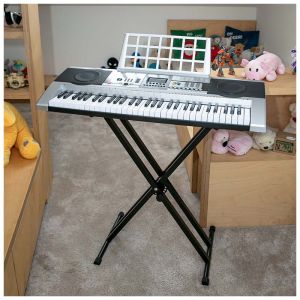 SUPRIMO X4 statyw klawiszowy pod keyboard pianino cyfrowe krzyżowy składany podwójny