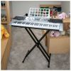 SUPRIMO X4 statyw klawiszowy pod keyboard pianino cyfrowe krzyżowy składany podwójny
