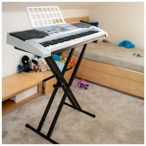 SUPRIMO X4 statyw klawiszowy pod keyboard pianino cyfrowe krzyżowy składany podwójny