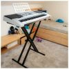SUPRIMO X4 statyw klawiszowy pod keyboard pianino cyfrowe krzyżowy składany podwójny