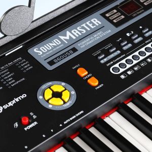 SUPRIMO 860 USB keyboard elektroniczny edukacyjny 61 klawiszy instrument dla dzieci do nauki gry