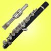 V-TONE PICCOLO 1 flet poprzeczny piccolo pikolo pikulina 32 cm strój C czarno-srebrny do nauki gry z futerałem