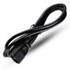 CABLE4ME PC kabel IEC in/out przewód zasilający przedłużacz 1,5 m