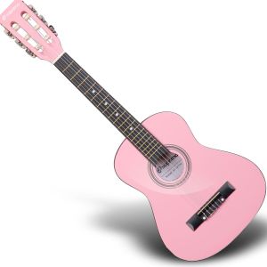 SUPRIMO JRC SET PK gitara klasyczna 1/4 różowa do nauki dla początkujących