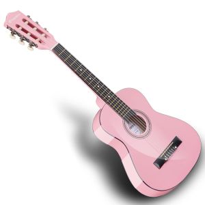 SUPRIMO JRC SET PK gitara klasyczna 1/4 różowa do nauki dla początkujących