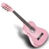 SUPRIMO JRC SET PK gitara klasyczna 1/4 różowa do nauki dla początkujących