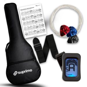 SUPRIMO JRC SET PK gitara klasyczna 1/4 różowa do nauki dla początkujących