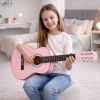 SUPRIMO JRC SET PK gitara klasyczna 1/4 różowa do nauki dla początkujących