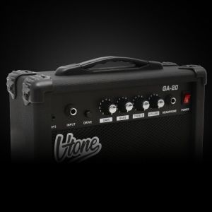 V-TONE AMP20 combo gitarowe wzmacniacz 20W do gitary elektrycznej tranzystorowy czarny