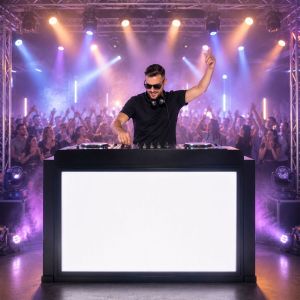 DNA DJB 1 stół mobilne stanowisko DJ stal składane