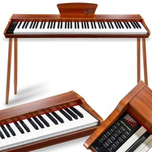 V-TONE BL-130 pianino cyfrowe czteronożne brązowe wolnostojące 88 klawiszy