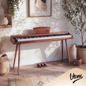 V-TONE BL-130 pianino cyfrowe czteronożne brązowe wolnostojące 88 klawiszy