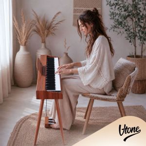 V-TONE BL-130 pianino cyfrowe czteronożne brązowe wolnostojące 88 klawiszy