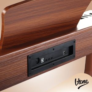 V-TONE BL-130 pianino cyfrowe czteronożne brązowe wolnostojące 88 klawiszy