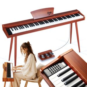 V-TONE BL-130 pianino cyfrowe czteronożne brązowe wolnostojące 88 klawiszy