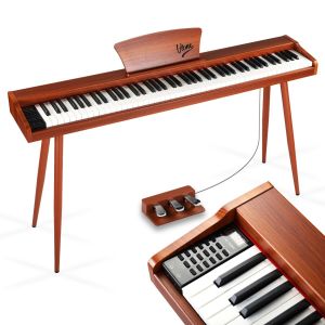 V-TONE BL-130 pianino cyfrowe czteronożne brązowe wolnostojące 88 klawiszy