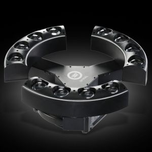 LIGHT4ME SPIRAL ruchomy efekt oświetleniowy LED DMX nieskończona rotacja