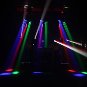 LIGHT4ME SPIRAL ruchomy efekt oświetleniowy LED DMX nieskończona rotacja