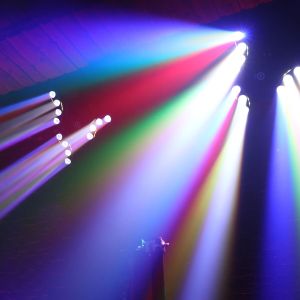 LIGHT4ME SPIRAL ruchomy efekt oświetleniowy LED DMX nieskończona rotacja