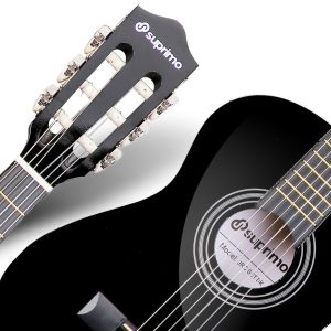 SUPRIMO JRC SET BK gitara klasyczna 1/4 czarna do nauki dla początkujących