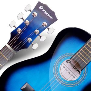 SUPRIMO JRA SET BB gitara akustyczna 1/4 blueburst do nauki dla początkujących