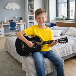 SUPRIMO JRA SET BK gitara akustyczna 1/4 czarna do nauki dla początkujących