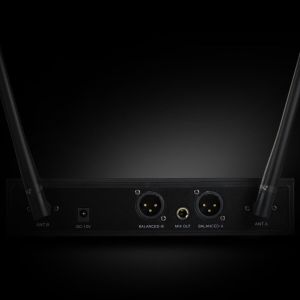 DNA STAGE BAT SET zestaw bezprzewodowy 2x akumulatorowy mikrofon doręczny odbiornik UHF 518-542 MHz