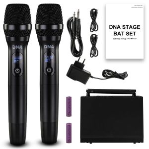 DNA STAGE BAT SET zestaw bezprzewodowy 2x akumulatorowy mikrofon doręczny odbiornik UHF 518-542 MHz