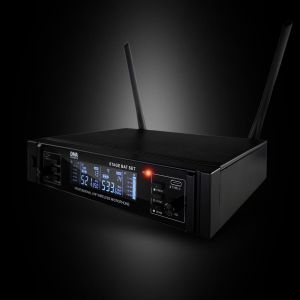 DNA STAGE BAT SET zestaw bezprzewodowy 2x akumulatorowy mikrofon doręczny odbiornik UHF 518-542 MHz