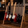 DNA GS5 statyw gitarowy stojak na 5 gitar wielostanowiskowy drewno bukowe składany