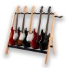DNA GS5 statyw gitarowy stojak na 5 gitar wielostanowiskowy drewno bukowe składany