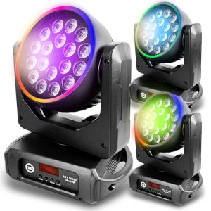 LIGHT4ME SKY WASH 18x10W RGBW głowica ruchoma wash oświetlenie sceniczne LED DMX