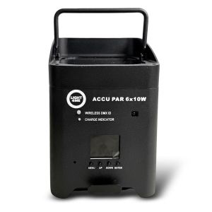 LIGHT4ME ACCU PAR 6x10W RGBWAUV akumulatorowy reflektor par oświetlenie dekoracyjne LED DMX