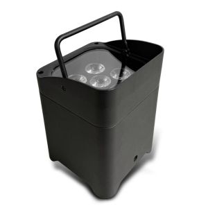 LIGHT4ME ACCU PAR 6x10W RGBWAUV akumulatorowy reflektor par oświetlenie dekoracyjne LED DMX
