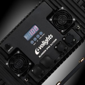 EVOLIGHTS BLINDER IP65 2x150W oświetlacz sceniczny LED DMX 2x150W