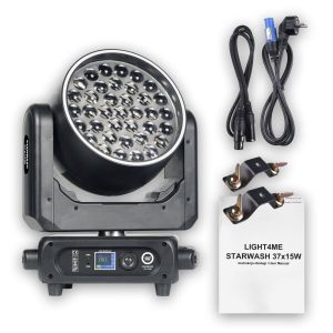 LIGHT4ME STARWASH 37x15W RGBW głowica ruchoma wash oświetlenie sceniczne LED DMX