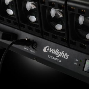 EVOLIGHTS 12 CANNON multiefekt oświetleniowy oświetlenie sceniczne LED DMX