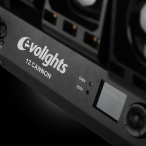 EVOLIGHTS 12 CANNON multiefekt oświetleniowy oświetlenie sceniczne LED DMX