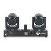 LIGHT4ME CLONE 2 multiefekt oświetleniowy 3w1 oświetlenie sceniczne LED DMX 2x głowica ruchoma spot 100W