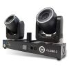 LIGHT4ME CLONE 2 multiefekt oświetleniowy 3w1 oświetlenie sceniczne LED DMX 2x głowica ruchoma spot 100W