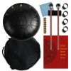 V-TONE VBJ 8-11 BK stalowy bęben językowy tank drum hank drum czarny 8 cali 11 tonów