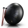 V-TONE VBJ 8-11 BK stalowy bęben językowy tank drum hank drum czarny 8 cali 11 tonów