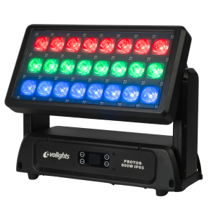 EVOLIGHTS PROTOS 800W IP65 wall washer oświetlenie zewnętrzne LED Art-Net DMX RDM sACN