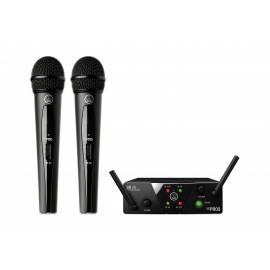 AKG WMS 40 MINI 2 Dual Vocal Set US25 A/C (537.500-539.300) - zestaw bezprzewodowy B-STOCK
