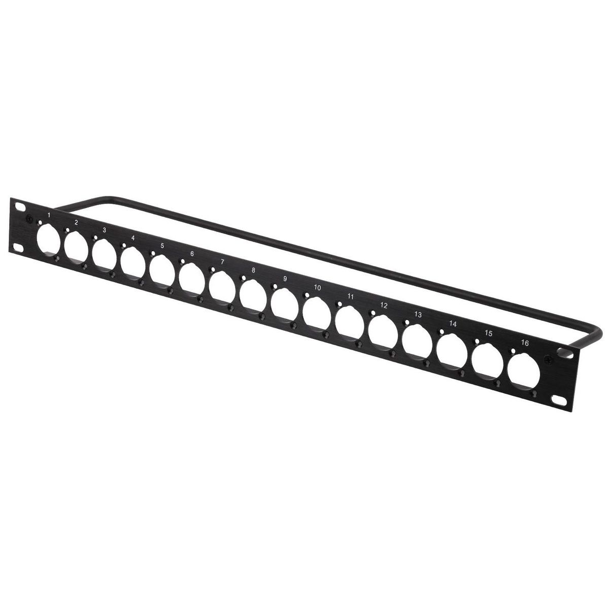Kera Audio Patch panel RACK 19" 1U na 16 gniazd typu D Kera Audio 1U-16D
