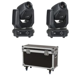Showtec 2x Phantom 65 Spot + case - para głowic ruchomych spot 65W LED